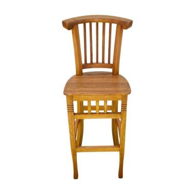 Imagem de Banqueta Leque Em Madeira De Demolição Sudeste Rústico