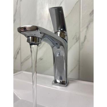 Imagem de Torneira Bica Baixa Pia Banheiro Misturador Monocomando Cuba Lavatorio Luxo Cromado Hd308c Luuk Young