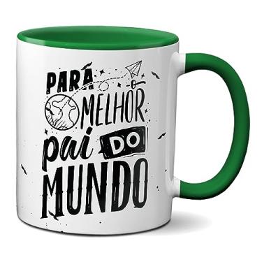 Imagem de Caneca Feliz Dia Dos Pais Para O Melhor Pai Do Mundo (Verde)