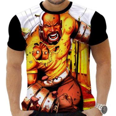 Imagem de Camiseta Camisa Personalizada Herois Luke Cage 2_X000d_ - Zahir Store