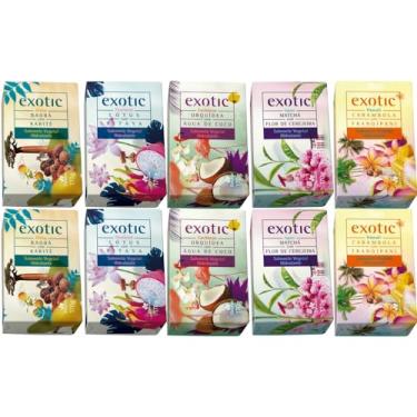 Imagem de Kit 10 Sabonetes Vegetal Hidratante Exotic 170g Davene (10)