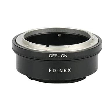 Imagem de Adaptador de montagem de lente para lente Canon FD para NEX E-Mount NEX5T NEX3N NEX3C NEX7, peça acessório de lente adaptador de liga de alumínio para câmera