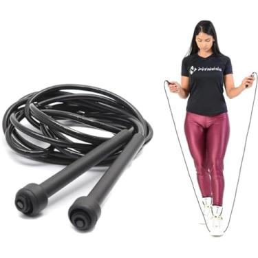 Imagem de Corda de Saltos Cross Rolamento Tamanho Ajustável em PVC Corda de Pular Com Velocidade Para Treino Funcional Exercícios Aeróbicos Cross Training Academia Tamanho Máximo 2,80 Metros Premium eTizzaShop