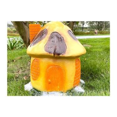 Imagem de Alto-falantes de gramado de pedra simulação à prova d'água para jardim ao ar livre, subwoofer portátil estéreo de alta fidelidade