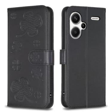 Imagem de Capa carteira para Xiaomi Redmi Note 13 Pro+, com 3 cartões e 1 compartimento para dinheiro, capa de telefone flip de couro PU à prova de choque compatível com Redmi Note 13 Pro Plus 5G 6,7 polegadas