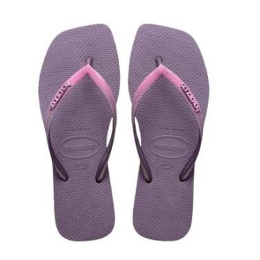Imagem de Chinelo Havaianas Malva Square Feminino-Feminino