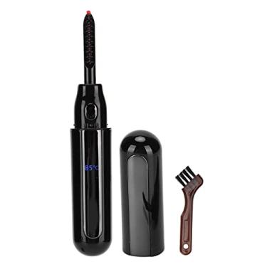 Imagem de Modelador de Cílios Elétrico, Modelador de Cílios de Aquecimento Rápido 10s Recarregável por Usb para Função de Desligamento Inteligente de Onda de Longa Duração (BLACK)