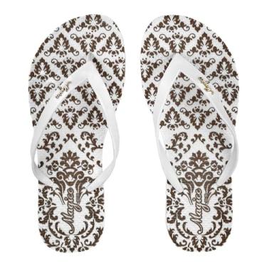 Imagem de Kit Casual Feminino Arabescos com Bolsa, Necessaire e Chinelo, Magicc