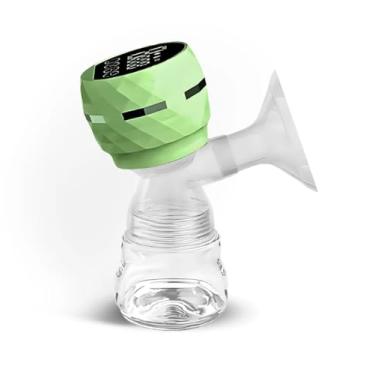 Imagem de Bomba Tira Leite Materno Portátil Bomba de Mama Elétrica com Tela de LED Integrada (Verde)- YODHE