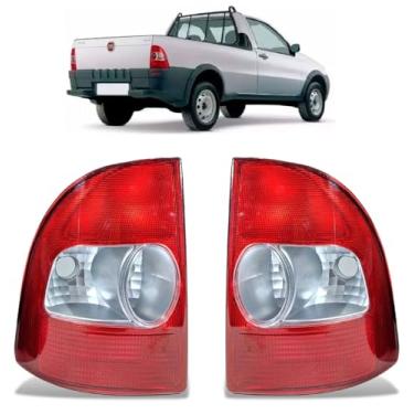 Imagem de Par Lanterna Traseira Strada 2001 2002 2003 2004 2005 2006