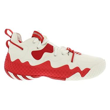 Imagem de adidas T nis de basquete unissex Harden Vol. 6, Creme/Vermelho-off-white, 10.5 Women/9 Men
