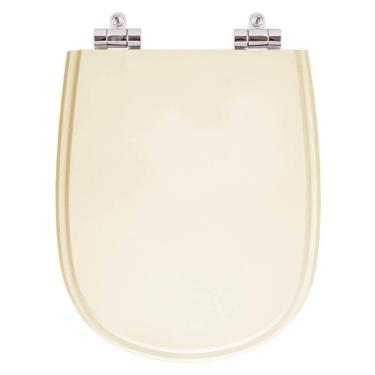 Imagem de Assento Sanitário Poliéster Fechamento Lento Sabatini Areia para vaso Icasa