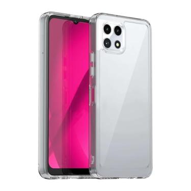 Imagem de Capas Compatível com T-Mobile REVVL 7,Caixa de telefone,fino e leve,resistente a riscos,anti-impressão digital e proteção contra queda