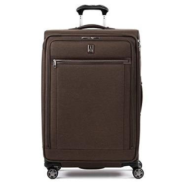 Imagem de Travelpro Platinum Elite Mala de roda giratória expansível Softside, Expresso rico, Checked-Large 29-Inch, Platinum Elite Mala com rodas expansíveis Softside