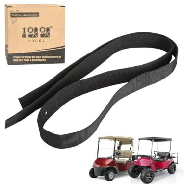 Imagem de 10L0L Golf Carrinho traseiro bolsa de assento fixação correia retentor para EZGO TXT/Medalist 1994,5-up, OEM # 71853-G01