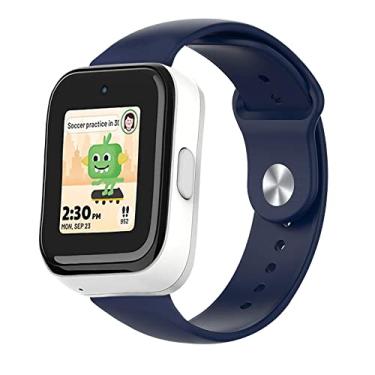Imagem de NewJourney Pulseira de relógio infantil SyncUP de substituição, de silicone macio, compatível com T-Mobile SyncUP para meninos e meninas, Small, Silicone, Sem Pedra Preciosa