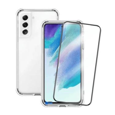 Imagem de Pelicula para S21 FE Tela de 6.2 e Capa Capinha Anti Impacto Compatível Samsung Galaxy S21 FE - SMART E CASE