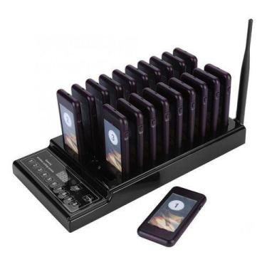 Imagem de Pager Restaurante Chamador Wireless Restaurante 20 Fichas - Pager sist