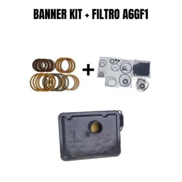 Imagem de Banner kit com filtro do câmbio automático a6gf1 - TRANSNATION
