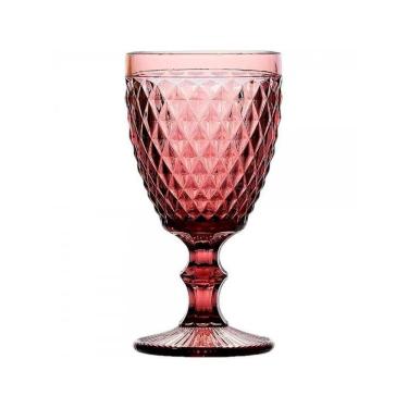 Imagem de Taça Para água Vidro Bico De Abacaxi Lilás Lyor 325ml