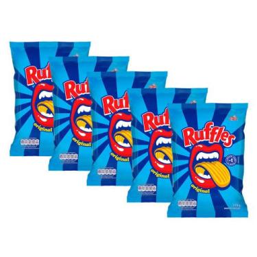 Imagem de Kit 5 Batata Ruffles Elma Chips Sabor Original 115g