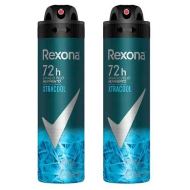 Imagem de Kit Desodorante Aerosol Rexona Xtracool 150ml - 2 unidades