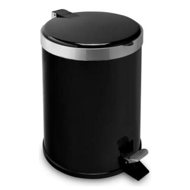 Imagem de Lixeira 5L Banheiro Cozinha Escritório 5 Litros Cesto de Lixo com Peda