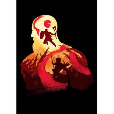 Imagem de Adesivo Decorativo De Parede Jogo God Of War - Gaudesivos