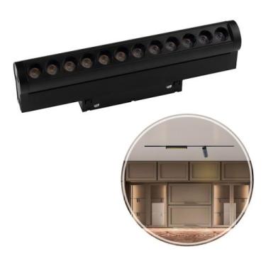 Imagem de Luminária Projetor Pontual Magnético PT 12W C. Inf DS9975 Delis ST2813