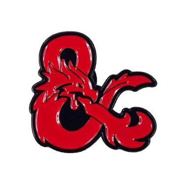 Imagem de Broche D&ampD Dnd - RPG - CN, Vermelho