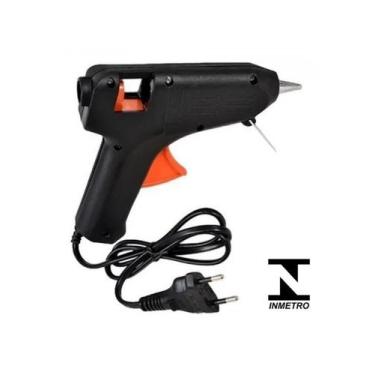 Imagem de Pistola Cola Quente 40W Bivolt 2 Bastões Uso Criativo Projetos Durabil