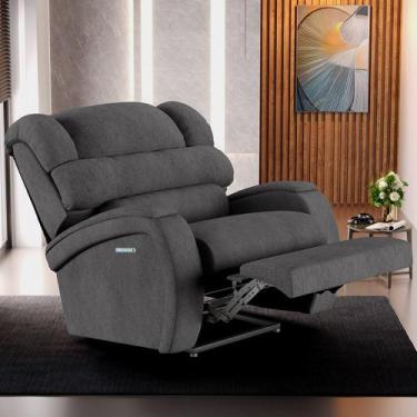 Imagem de Poltrona do Papai Sala de Cinema Reclinável Kylie Elétrica Botão com L
