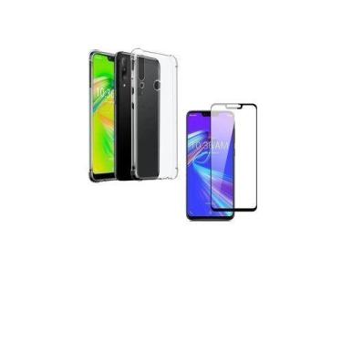 Imagem de Pelicula Vidro 3d/5d + Capa Anti Impacto Zenfone Max M2 Zb633kl tela 6