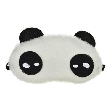 Imagem de Tapa Olhos Mascara Dormir Descanso Viagem Panda Palpebras - anjo da ma