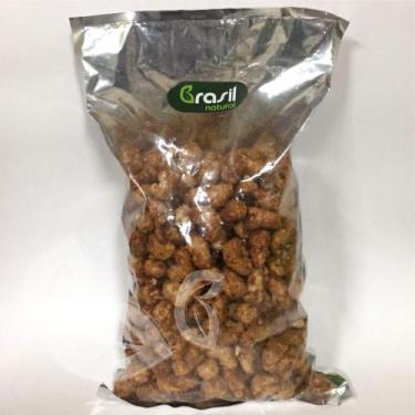 Imagem de Castanha de caju com gergelim caramelizada - pacote 1kg - BRASIL NATUR