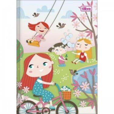 Imagem de Caderno Brochura Capa Dura Pequeno Sapeca Feminino - 96 Folhas - Tilib