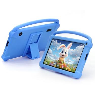 Imagem de Tablet infantil de 7 polegadas, tablet Android para crianças, 4 GB de RAM + 32 GB de ROM + expansão de 1 TB, tablets infantis com capa à prova de choque, contral parental, tela IPS de 1024 x 600
