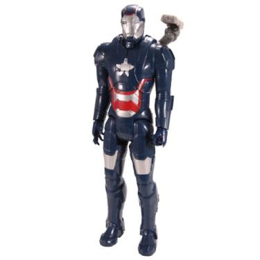 Imagem de Marvel Iron Man 3 Titan Hero Series Avengers Initiative Movie Series Iron Patriot Action Figure, 12-Inch