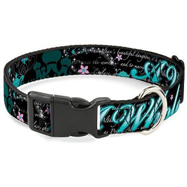 Imagem de Buckle-Down Aladdin Colar com clipe de plástico com escrita A Whole New World/Story, pequeno/23 a 38 cm