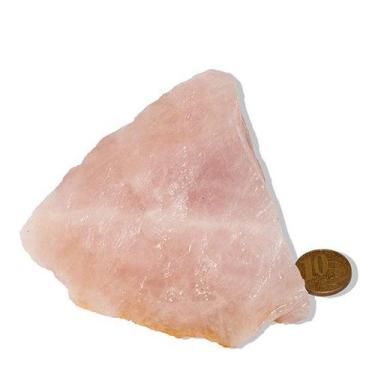 Imagem de 01 Cristal Rosa Pedra Bruto 300 a 400g Média 5 a 10cm Tipo B - Cristai