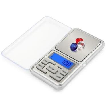 Imagem de Mini Balança Digital De Bolso Alta Precisão 0,1g Até 500g - A.R Varied