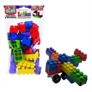 Imagem de Bloco de Montar 30 Pecas Simples - LucToys