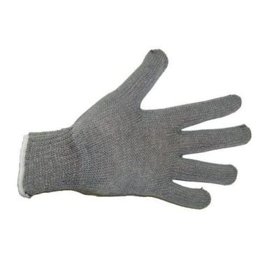 Imagem de Luva  Para Açougueiro Com 4 Fios De Aço Anti Corte Tam G - Seiky Luvas