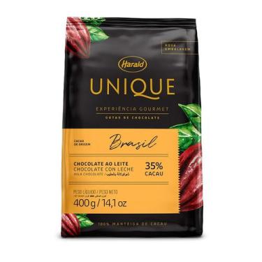 Imagem de Chocolate em Gotas 35% Cacau Ao Leite Brasil - Unique - 400g - 01 Unid