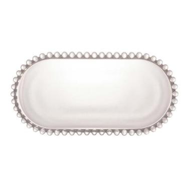 Imagem de Travessa Cristal de Chumbo Oval Pearl 24x12x2cm - WOLFF