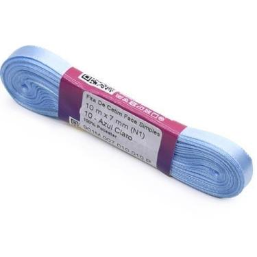 Imagem de Fita de Cetim Nº 01 7mm com 10 Metros - Cinderela, 10 - AZUL CLARO