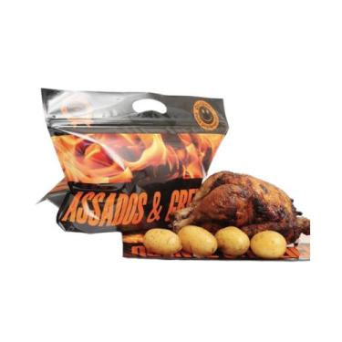 Imagem de Embalagem termica c/ 150 un c/ ziper frango assado costela - E A COSTA