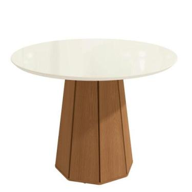 Imagem de Mesa de Jantar Kappesberg CSJ1545-CN0WV8 Madeira Redonda 80x105x105cm,