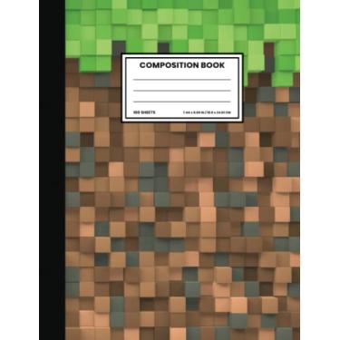 Imagem de Composition Notebook | Crafter Pixel Gamer Pattern: College Ruled Lined Paper | Workbook for Gaming Boys Girls Kids Teens Students for Back to School and Home College Note Writing