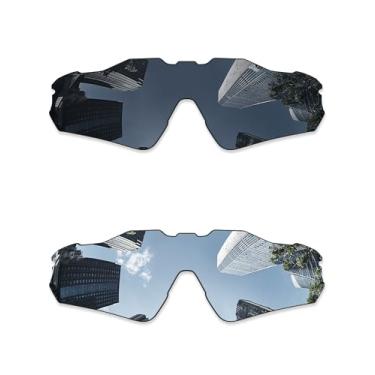 Imagem de Combine8 2 peças (ajuste juvenil) lentes de substituição ploarizadas para óculos de sol Oakley Radar EV XS Path OJ9001 - preto + titânio prata